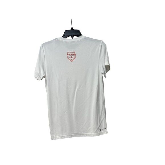 Adidas Women’s Peach Tree Road Race Pregame T-Shirt, White, - Picture 9 of 10